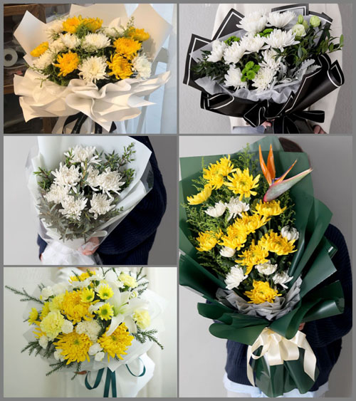 江西赣州章贡区沙河镇黄龙村白事花束代送